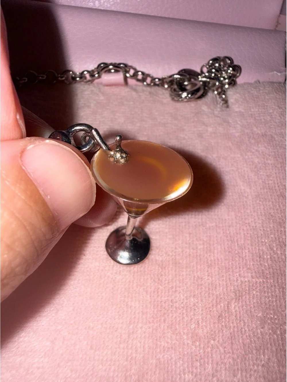 Juicy couture martini charm